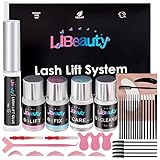 Libeauty Kit de Levantamiento de PestañAs | Kit de Permanente de PestañAs | Kit Profesional de LaminacióN de Cejas, Herramientas Completas, Rizo Semipermanente, Efecto de Larga DuracióN